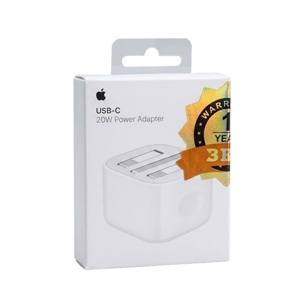 Apple 20W USB-C Fast Adapter for iPhone (1 Year Warranty)
