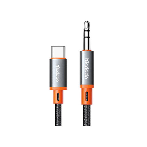 Mcdodo USB-C to Mini Jack 3.5mm AUX cable, 1.2m, Black Color, Model No. CA-0820