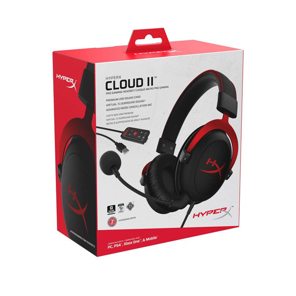 HyperX Cloud II Wireless Gaming Headset for PC, PS5, PS4