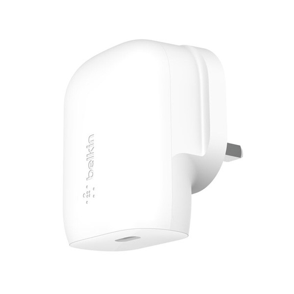 Belkin BoostCharge USB-C PD 3.0 Wall Charger 30W with PPS, White Color, Model No. 2524EV