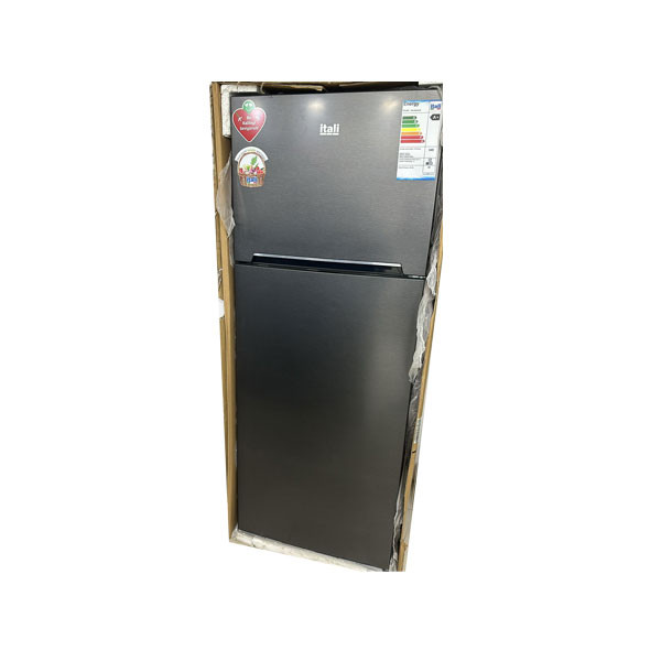 Itali 2 Door Refrigerator Energy Class A+, Gray Silver Color, Model No. 453HLB