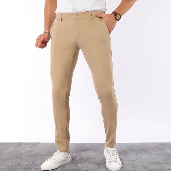 Renato Slim Fit Laycra Casual Trousers