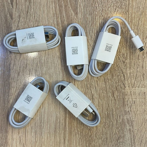 OEM USB-C to Micro USB Cable for Samsung Galaxy Series, White Color