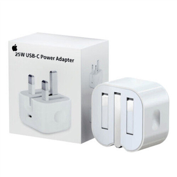 Apple 25W USB-C Power Adapter, White Color
