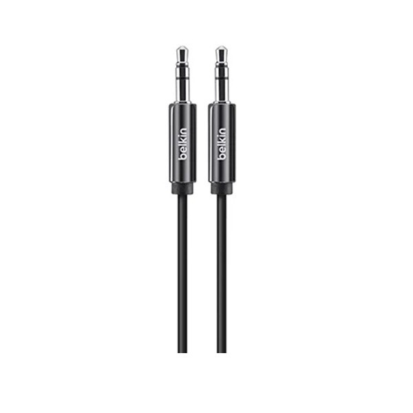 Belkin Stereo Audio Cable, Jack/Jack, 3.5mm, 1.8m, Black Color, Model No. AV10104bt
