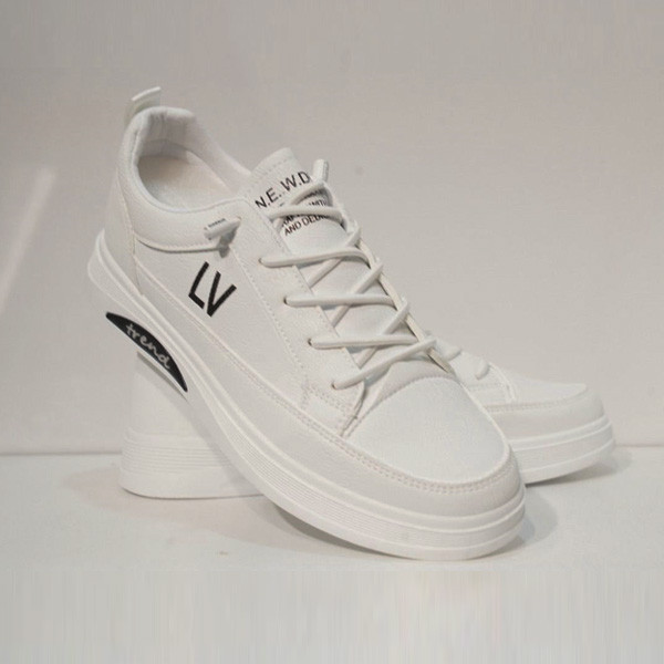 Louis Vuitton N.E.W. Denim Trend Sneakers for Men - White Color