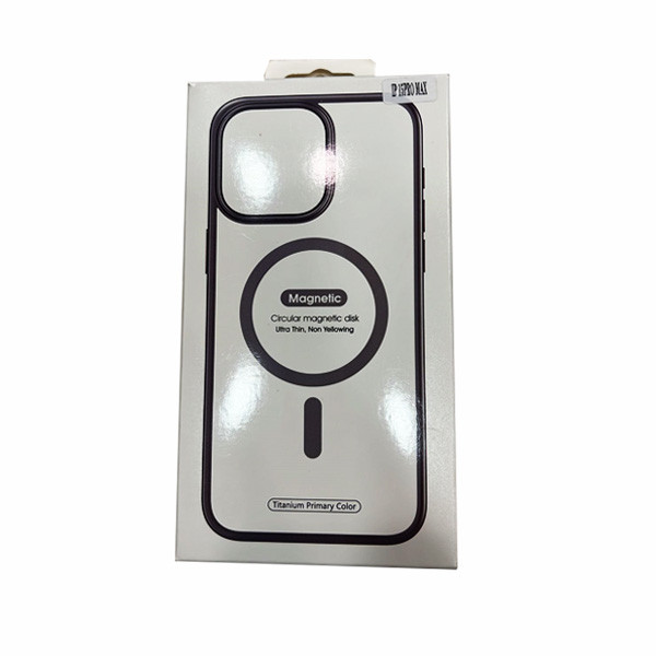 Magsafe iPhone 15Pro Max Case, Circular Magnetic Disk, Ultra Thin, Non Yellowing