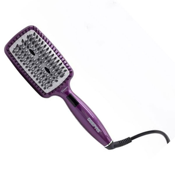 Geepas Ceramic Hair Brush 50W with Digital Temperature Control Model No. GHBS86012
