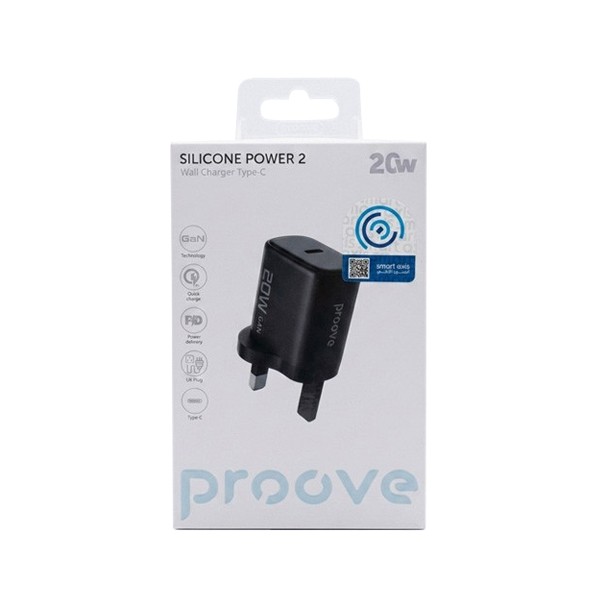 Proove Silicone Power 2 20W (Type-C) UK Type Adapter
