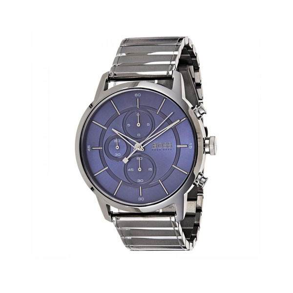 Hugo Boss Architectural Men's Blue Dial Watch with Stainless Steel Bracelet Model No. 7613272262651