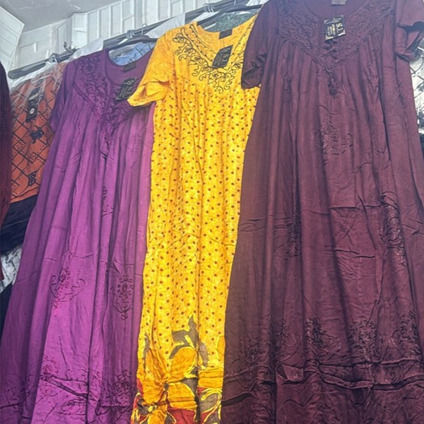 Maxi Comfortable Short Sleeves Dresses in Various Colors & Designs