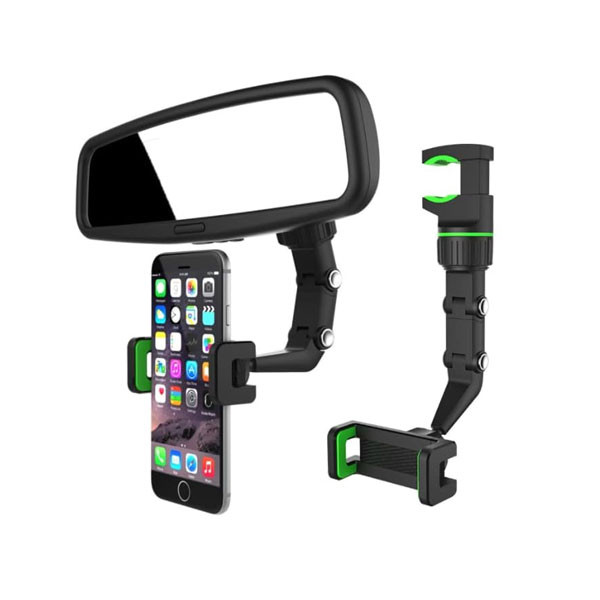 Universal Clip Cellphone Holder in Black & Gray