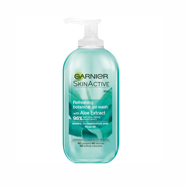 Garnier SkinActive Refreshing Aloe Extract Cleansing Gel for Normal Skin, 200ml