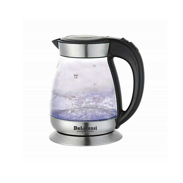 DeLmonti Electrical Glass Kettle 1.7lt, 2200W, Model No. DL415