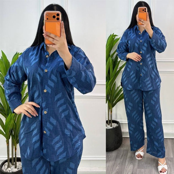 2-Piece Matching Shirt & Pants Set