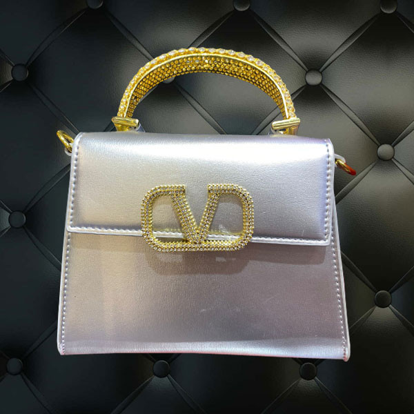 Valentino Garavani Small Vsling (Style) Calfskin Handbag in Various Colors