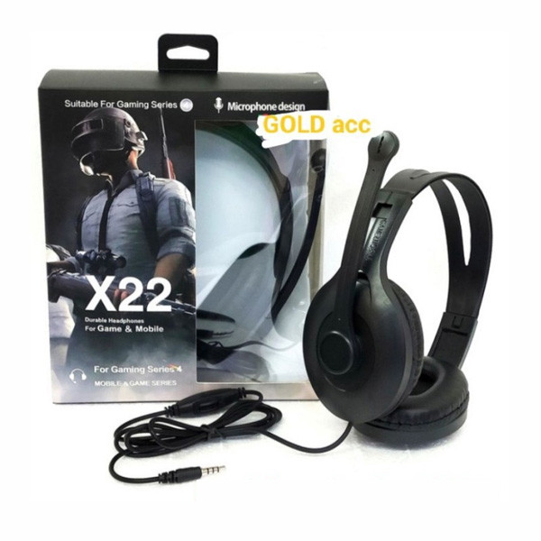 X22 Gaming Headset Headphone with Microphone