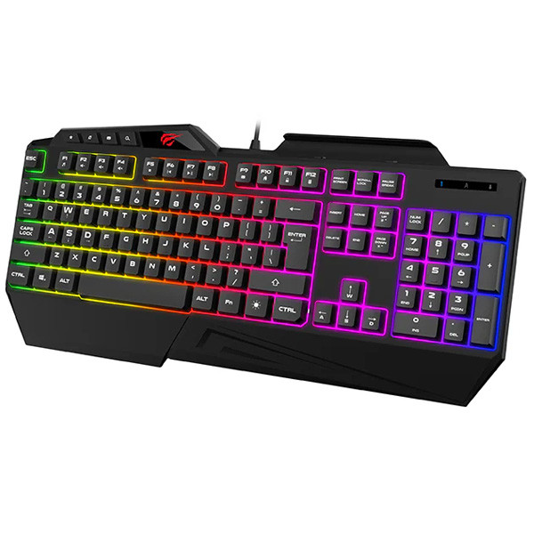Havit Multi-function Backlit Keyboard, Black Color, Model No. KB488L