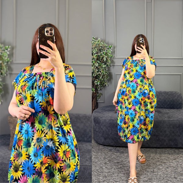 Floral Print Midi Dress