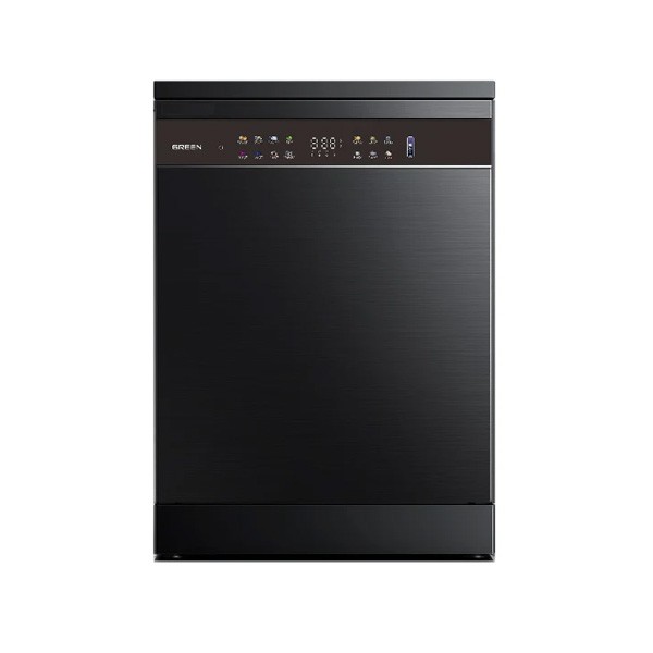 GREEN Dishwasher, Black Color, Model No. GDW-15S3B8P