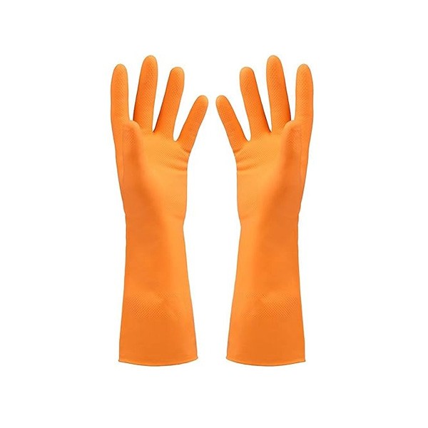 Royalford 2pc Cleaning Glove-Latex Long Sleeve-1x200, Model No. RF10491