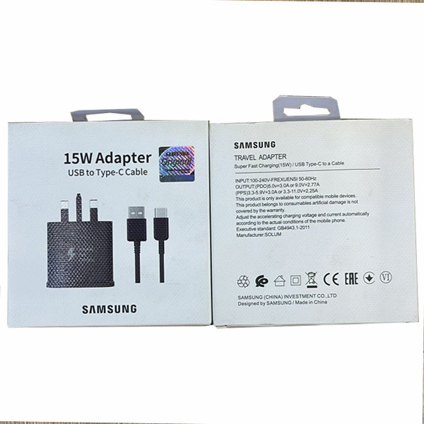 Samsung 15W Adapter USB to Type-C Cable
